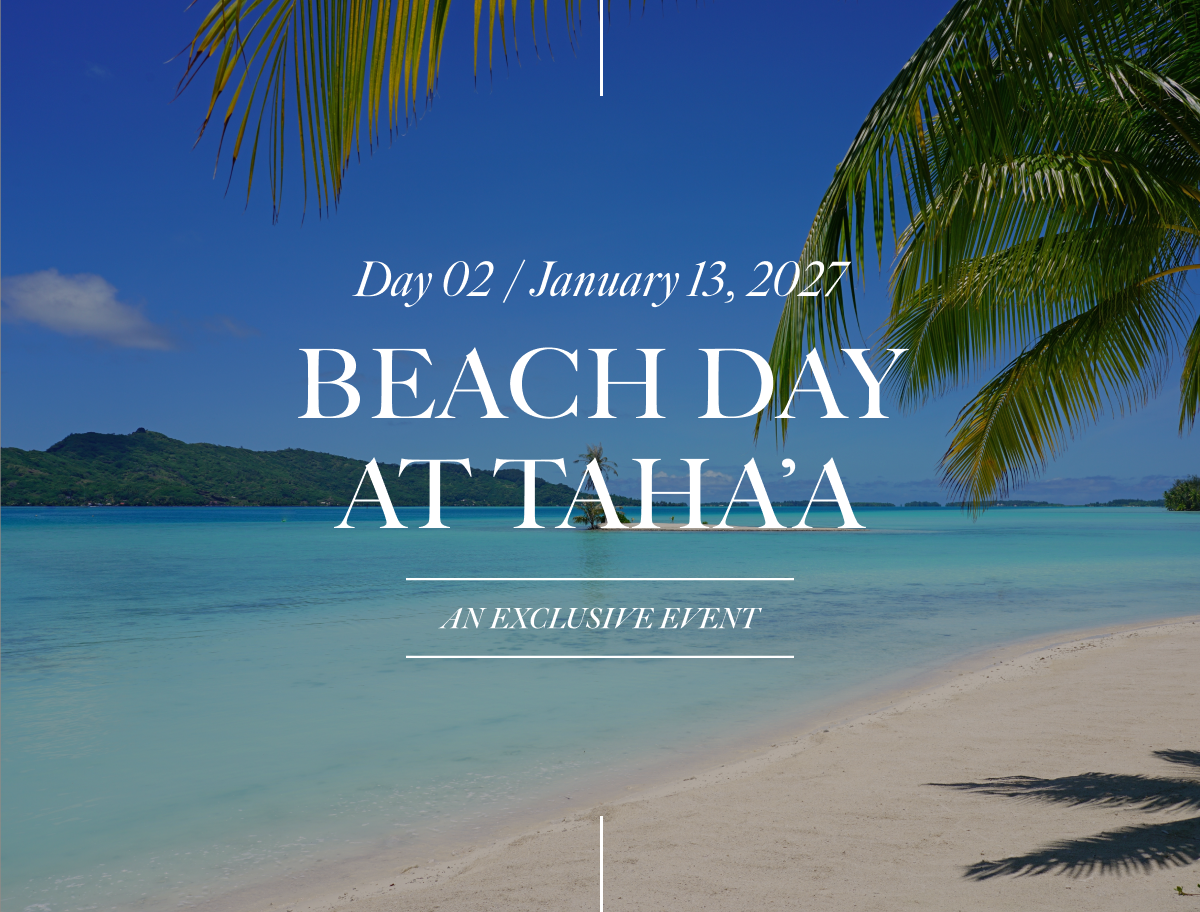Beach Day at Taha'a