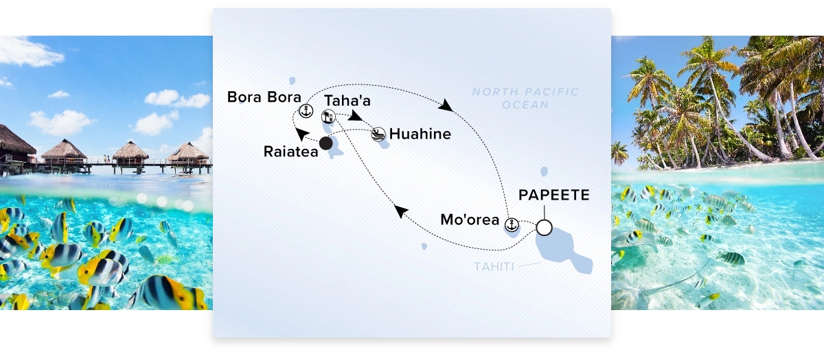 Papeete, Tahiti Roundtrip