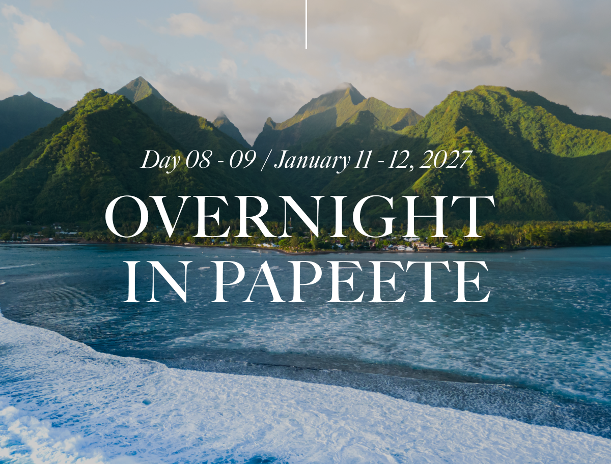 Overnight in Papeete