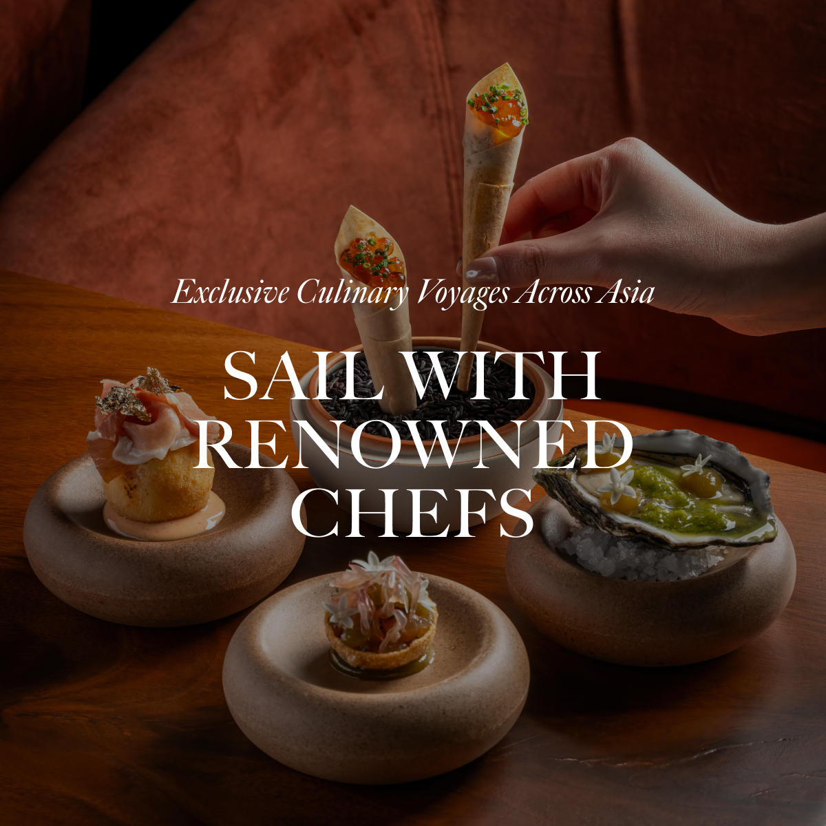 Sail with Renowned Chefs
