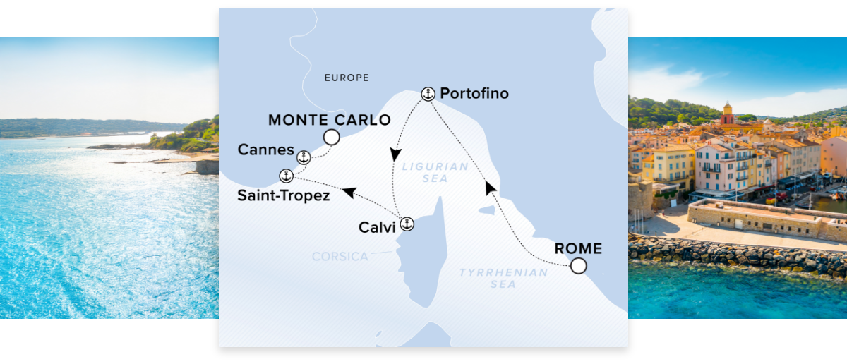 Rome to Monte Carlo
